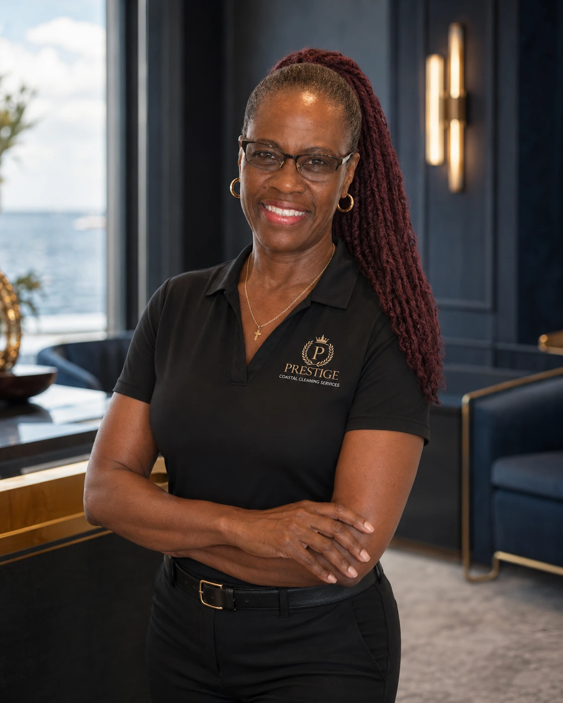Brenda Webb, co-owner and business partner of Prestige Coastal Cleaning Services